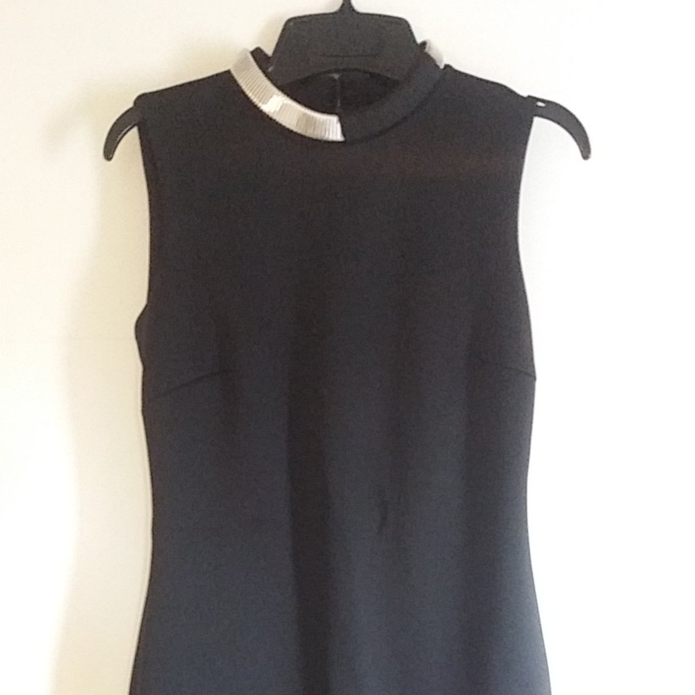 Calvin Klein Women's Scuba Sheath Sleeveless Dress - Color Black - Size 4